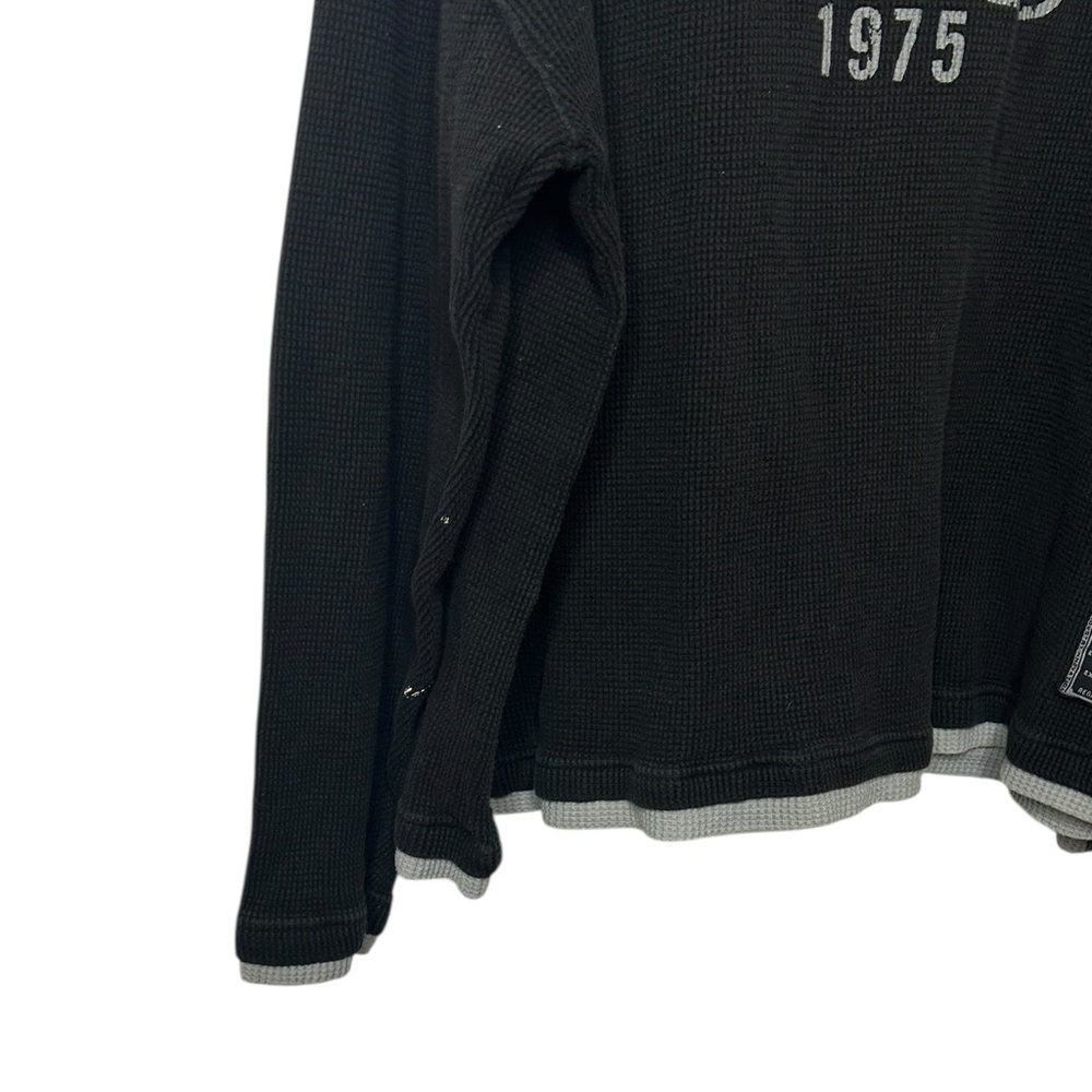 Vintage AVIREX Y2K Long Sleeve Shirt Men Large Skater Streetwear Military Grunge - Picture 4 of 5